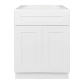 Vanity Sink Base Cabinet 24 x 21 x 34.5 | LessCare Alpina White