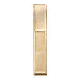 Kitchen Utility Pantry Cabinet | Unfinished Poplar | Shaker Style | 7' x 24" x 24"