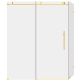 ULTRA-C 56-60 W x 76 H x 34 1/2 D Sliding Shower Enclosure in Brushed Gold