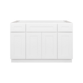 Vanity Sink Base Cabinet 48 x 21 x 34.5 | LessCare Alpina White