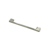 6-1/4 in Flat Cabinet Pull in Satin Nickel