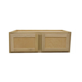 Kitchen Wall Cabinet | Unfinished Poplar | Shaker Style | 36x12x24 in.