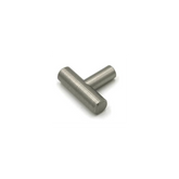 Round Cabinet Knob in Satin Nickel T-Shape