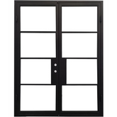 5/0x8/0 French Exterior Wrought Iron Prehung Door