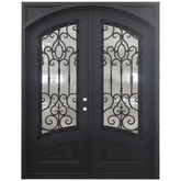 Cielo 6/0x8/0 Wrought Prehung Iron Exterior Door