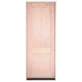 3/0x8/0 2 Panel with Grooves Exterior Mahogany Prehung Door