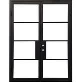 6/0x8/0 French Exterior Wrought Iron Prehung Door