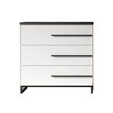 36" W Freestanding White Vanity Matte Black Sand Sink Top | LessCare