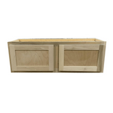 Kitchen Wall Cabinet | Unfinished Poplar | Shaker Style | 30x12x12 in.