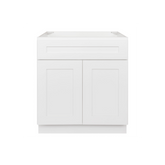 Vanity Sink Base Cabinet 30 x 21 x 34.5 | LessCare Alpina White