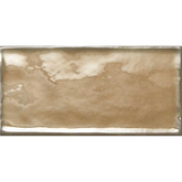 Structured Effects 3 in. x 6 in. Glazed Ceramic Balanced Taupe Subway Tile