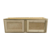 Kitchen Wall Cabinet | Unfinished Poplar | 33x12x12 in.