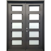 6/0x8/0 5 Lite Wrought Iron Exterior Door