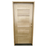 3/0x8/0 Horizontal Line Exterior Mahogany Door