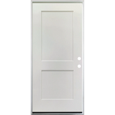 36 in. x 79 in. 2 Panel Primed 20 Min. Fire-Rated House-to-Garage Single Prehung Interior Door