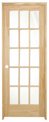 30 x 68 15 Lite Pine Interior Door or Prehung