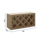 J&K Hazel H8 Wine Rack - 30" W x 15" H x 12" D