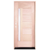 3/0x6/8 Exterior Mahogany Door One Line Glass