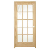 36 in x 80 in 15 Lite Pine Prehung Interior Door