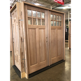 6/0x6/8 Double 8 Lite Craftsman Exterior Wood Door