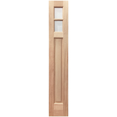 14x80 in. Mahogany Sidelite Slab Craftsman Style | 2 Lite