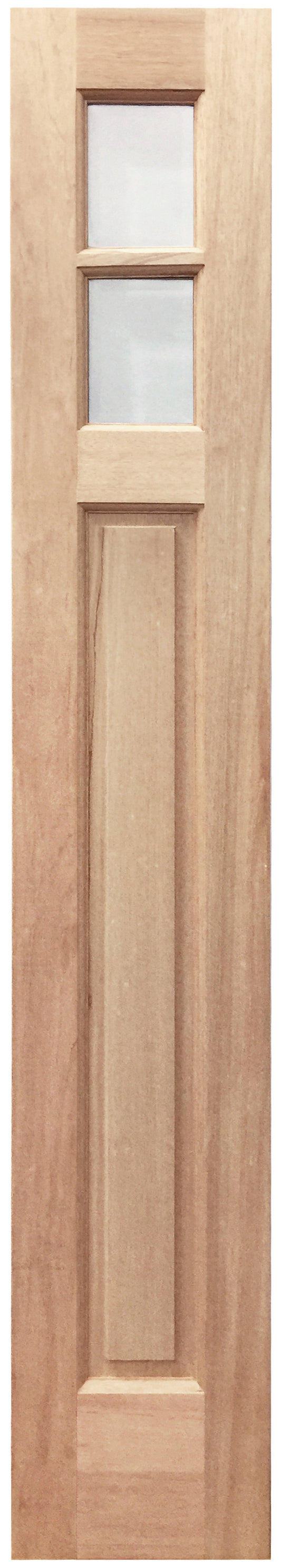 14x80 in. Mahogany Sidelite Slab Craftsman Style | 2 Lite