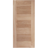 36x80 in Exterior Wood Door Slab | 7 Panel