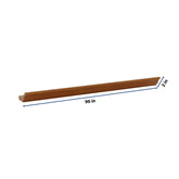 J&K Mocha Glazed K10 96" W 10- 3 1/4" Crown Molding with Base