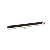 J&K Java Coffee S1 96" W 10- 3 1/4" Crown Molding with Base