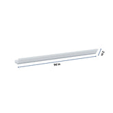 J&K White Shaker S8 96" W 10- 3 1/4" Crown Molding with Base