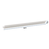 J&K Pure B5 96" W 10- 3 1/4" Crown Molding with Base