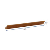 J&K Mocha Glazed K10 96" 10-4 1/4 W Crown Molding with Base
