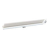 J&K Pure B5 96" 10-4 1/4 W Crown Molding with Base