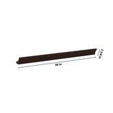 J&K Java Coffee S1 96" W 10 3-1/4 Cove Molding with Base