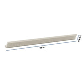 J&K Pebble B6 96" W 10 3-1/4 Cove Molding with Base
