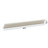 J&K Pebble B6 96" W 10 4-1/4 Cove Molding with Base