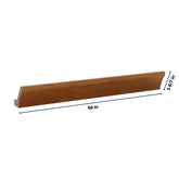 J&K Mocha Glazed K10 96" W Large Cove Molding with Base