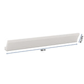 J&K Pure B5 96" W Large Cove Molding with Base