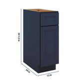 J&K Naval B7 Single Door Standard Base Cabinet - 12" W