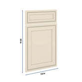 J&K Pearl Glazed H9 Dummy Door & Drawer w/Frame 18" W x 30" H