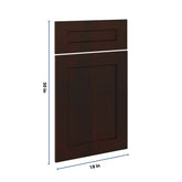 J&K Java Coffee S1 Dummy Door & Drawer w/Frame 18" W x 30" H
