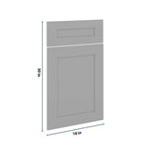 J&K Castle Grey S5 Dummy Door & Drawer w/Frame 18" W x 30" H