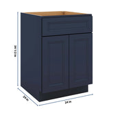 J&K Naval B7 Double Door Standard Base Cab - 24" W