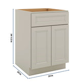 J&K Pebble B6 Double Door Standard Base Cab - 24" W