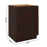 J&K Java Coffee S1 Double Door Standard Base Cab - 24" W