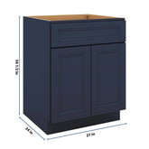 J&K Naval B7 Double Door Standard Base Cabinet - 27" W
