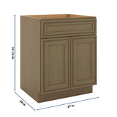 J&K Hazel H8 Double Door Standard Base Cabinet - 27" W
