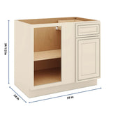J&K Pearl Glazed H9 Base Blind Corner - 39"W