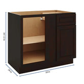 J&K Espresso K8 Base Blind Corner - 39"W