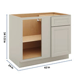 J&K Pebble B6 Base Blind Corner - 42" W